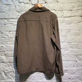 OUR LEGACY BROWN/BROWN CHECK SHIRT