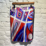 EMILIO PUCCI SILK PRINT SKIRT
