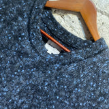 NORSE PROJECTS BLACK/BLUE COTTON/WOOL MIX VEST