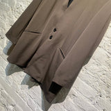 BISHOOL BROWN FINE WOOL JACKET