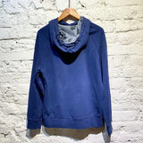 ALEXANDER MCQUEEN NAVY/SKULLS HOODIE