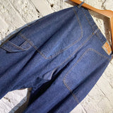 WALTER VAN BEIRENDONCK W&L.T. JEANS WITH ARTICULATED KNEES AND ZIPS