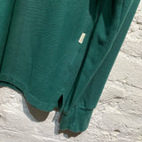 AIMÉ LEON DORE GREEN PIQUE POLO SHIRT