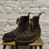 GRENSON BROWN SUEDE BOOTS