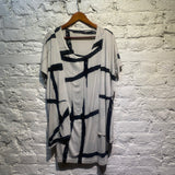 LIMI FEU LIGHT GREY/BLACK TUNIC