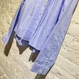 LOEWE GINGHAM PIN TUCK CROPPED SHIRT