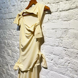 ACNE STUDIOS PALE YELLOW DRESS