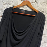VIVIENNE WESTWOOD ANGLOMANIA BLACK JERSEY DRESS