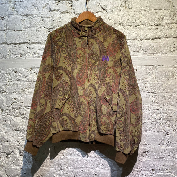 NEEDLES X BARACUTA CORDUROY PAISLEY ZIP JACKET
