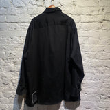 RAF SIMONS S/S19 BLACK DENIM OVERSIZE SHIRT