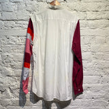 COMME DES GARÇONS SHIRT PATCHWORK SLEEVE SHIRT