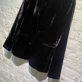 EMPORIO ARMANI VINTAGE BLACK/RED VELVET BLAZER