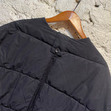 DIRK BIKKEMBERGS NAVY/BLACK PADDED BOMBER