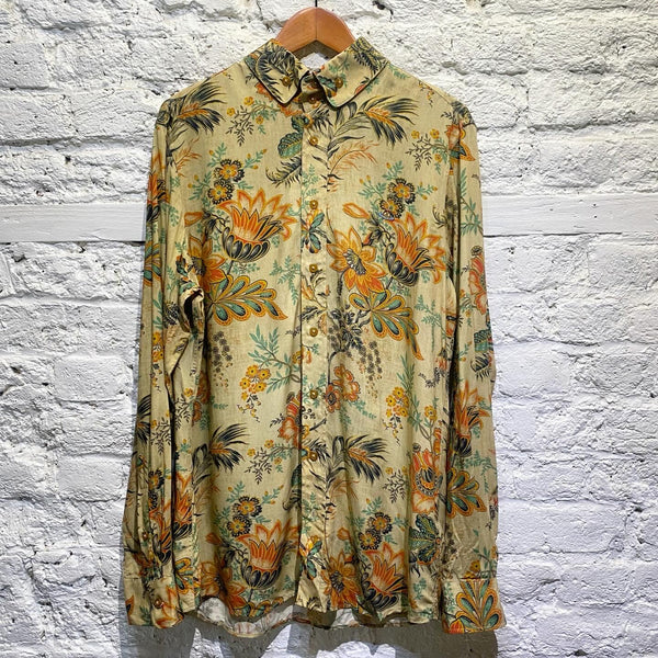 VIVIENNE WESTWOOD 2 BUTTON KRALL SHIRT PRINTED FETZEN
