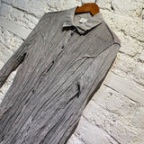 CREA CONCEPT GREY CARDIGAN/SHIRT DRESS