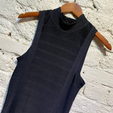 HERVE LEGER MIDNIGHT BODYCON DRESS