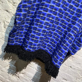 SAVE THE QUEEN! WOOL PONCHO COAT