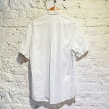 ALEXANDER MCQUEEN WHITE SHORT SLEEVED SHIRT