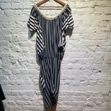ALEXANDER MCQUEEN MCQ STRIPED DRESS