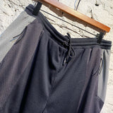 KITH GREY/WHITE ATHLETIC SHORTS