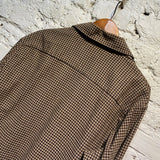 OUR LEGACY BROWN/BROWN CHECK SHIRT