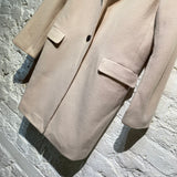 SHIPS BLUSH PINK TAILORED WOOL COAT