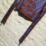EIROCORI BROWN/BLUE GRAPHIC L/S TEE