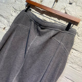 HELMUT LANG GREY CROPPED SWEATPANTS