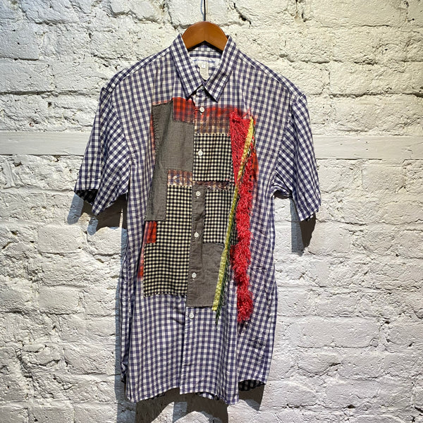 COMME DES GARÇONS SHIRT PATCHWORK S/S SHIRT