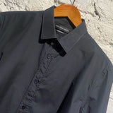 ALEXANDER MCQUEEN BLACK LONG SLEEVED SHIRT