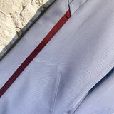 KIKO KOSTADINOV BLUE/BURGUNDY “SATURN WAIST” TROUSERS