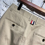 THOM BROWNE BEIGE CHINOS