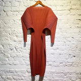 ADOLF DOMINGUEZ RUST CRINKLE DRESS