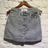 REFORMATION BLACK/WHITE SKIRT