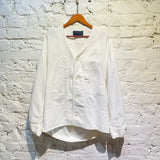 JOE CHIA SILK/COTTON WHITE JACKET