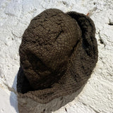 BY WALID BROWN CROCHET BUCKET HAT