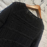 COMME DES GARÇONS BLACK KNIT AD2022