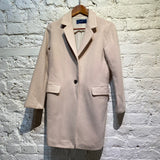 SHIPS BLUSH PINK TAILORED WOOL COAT