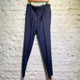 ALEXANDER MCQUEEN NAVY DRESS  TROUSERS