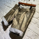 VIVIENNE WESTWOOD X LEE GOLD UNISEX SHORTS