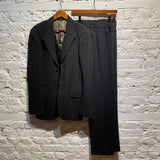 JEAN PAUL GAULTIER HOMME
VINTAGE BLACK PINSTRIPE 2 PIECE SUIT