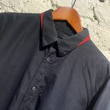 ALEXANDER MCQUEEN BLACK/RED LONG SLEEVED  SHIRT