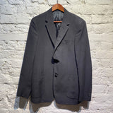 PRADA CHARCOAL WOOL BLAZER