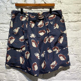 VALENTINO SILK PRINT SHORTS