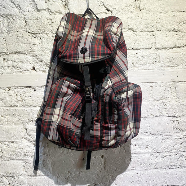 MONCLER TARTAN RUCKSACK