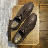 OFFICINE CREATIVE BROWN/GOLD OXFORDS