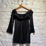 REFORMATION BLACK “MAVES” BABYDOLL DRESS