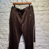 WALES BONNER BROWN/CREAM TRACK BOTTOMS