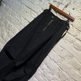 DION LEE BLACK COTTON MIX PARACHUTE PANTS
