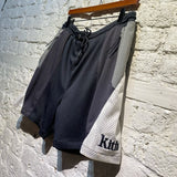 KITH GREY/WHITE ATHLETIC SHORTS